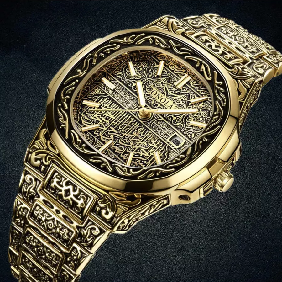 Onola алтын түстес қол сағаты